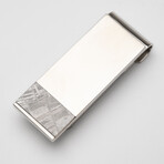 Muonionalusta Meteorite Stainless Steel Money Clip // 28.4 g