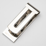 Muonionalusta Meteorite Stainless Steel Money Clip // 28.4 g