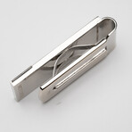 Muonionalusta Meteorite Stainless Steel Money Clip // 28.4 g