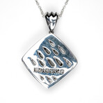 Muonionalusta Meteorite Pendant with 18" Sterling Silver Chain