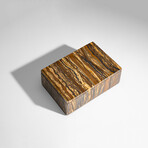 Genuine Polished Tiger's Eye Jewelry Box // v.1