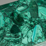 Genuine Large Polished Malachite Jewelry Box // v.2