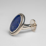 Genuine Lapis Cufflink // v.2