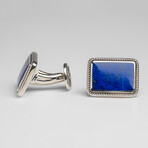 Genuine Lapis Cufflink // v.1