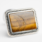 Genuine Tigers Eye Cufflink // v.1