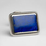 Genuine Lapis Cufflink // v.1