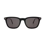 Men's Tom Ford FT0625/S 01D Square Sunglasses // Black + Grey Polarized