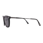 Men's Tom Ford FT0625/S 01D Square Sunglasses // Black + Grey Polarized