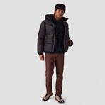 Men's Basin Puffer Jacket // Black (L)