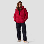 Women's Basin Puffer Jacket // Red (L)