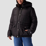 Women's Basin Puffer Jacket // Black (XS)