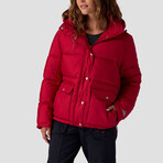 Women's Basin Puffer Jacket // Red (L)