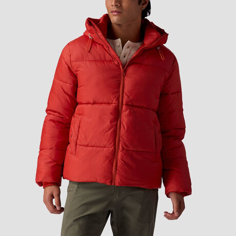 Men's Basin Puffer Jacket // Burnt Orange (XS)