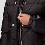 Women's Brandy Boxy Puffer Jacket // Black (XS)