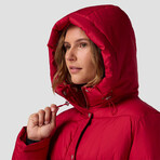 Women's Basin Puffer Jacket // Red (L)