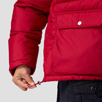 Women's Basin Puffer Jacket // Red (L)