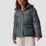 Women's Basin Puffer Jacket // Spruce (XS)