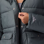 Women's Basin Puffer Jacket // Spruce (XS)