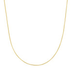 14K Yellow Gold Popcorn Chain Necklace // 1.3mm // 18"