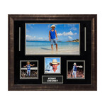 Kenny Chesney // Autographed CD Cover + Framed