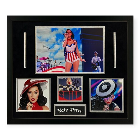 Katy Perry // Autographed CD Cover + Framed