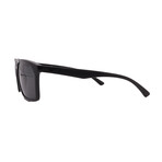 Armani Exchange // Mens EA4164 501787 Square Sunglasses // Black + Grey