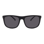 Armani Exchange // Mens EA4079 504287 Square Sunglasses // Matte Black + Grey