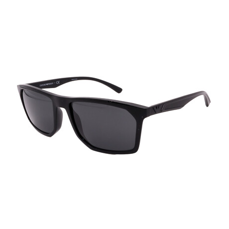 Armani Exchange // Mens EA4164 501787 Square Sunglasses // Black + Grey