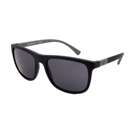 Armani Exchange // Mens EA4079 504287 Square Sunglasses // Matte Black + Grey