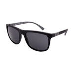 Armani Exchange // Mens EA4079 504287 Square Sunglasses // Matte Black + Grey