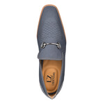 Jack // Textile & Leather Textured Loafers // Gray (US: 10.5)