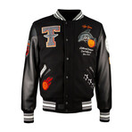 Top Gun® "Shark" Varsity Jacket // Black (5XL)