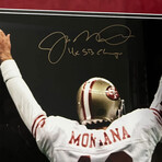 Joe Montana // San Fransisco 49ers // Autographed Photograph + Framed