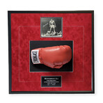 Muhammad Ali // Autographed Photograph + Shadow Box Framed w/ Glove