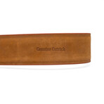 Ostrich Leather Belt // Black (48)