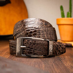 Flack Yakarey Leather Belt // Brown (44)