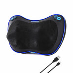 Cordless Massage Pillow w/ Adjustable Heat  // Black