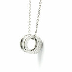 Bulgari // 18k White Gold B.zero1 Pendant Necklace // 15.74" // Store Display