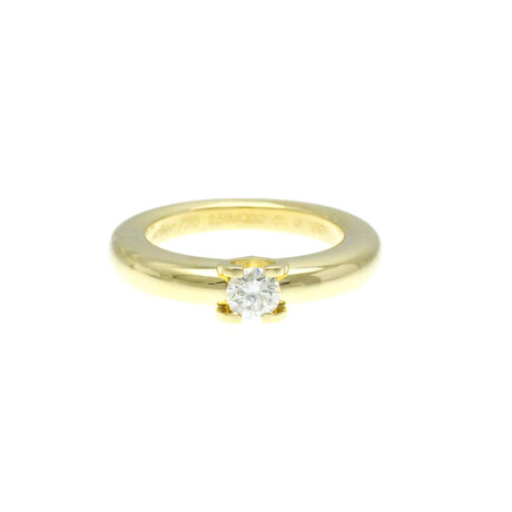 Cartier // 18k Yellow Gold C Setting Diamond Ring // Ring Size: 5.75 // Store Display