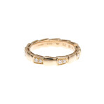 Bulgari // 18k Rose Gold Serpenti Viper Diamond Ring // Ring Size: 6.25 // Store Display