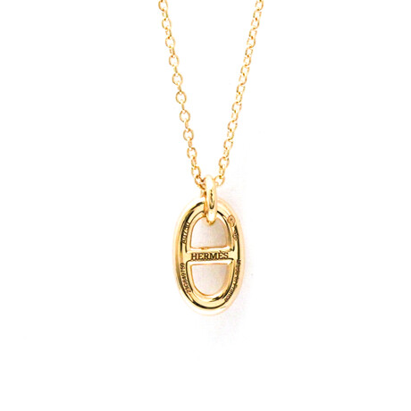 Hermes // 18k Rose Gold Chaine D'ancre Farandole Pendant Necklace // 15.35"-16.14" // Store Display