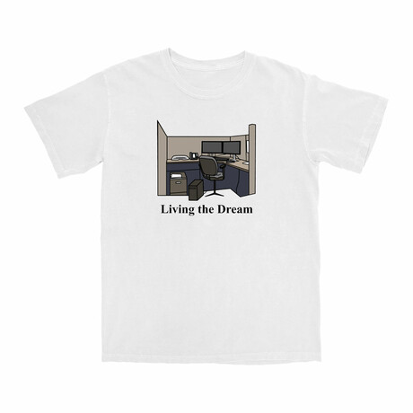 Living the Dream T-Shirt // White (S)