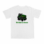 We Ride At Dawn T-Shirt // White (M)