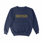 Chicken Tenders Crewneck Sweatshirt // Navy (M)