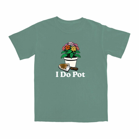 I Do Pot T-Shirt // Kelly Green Heather (S)