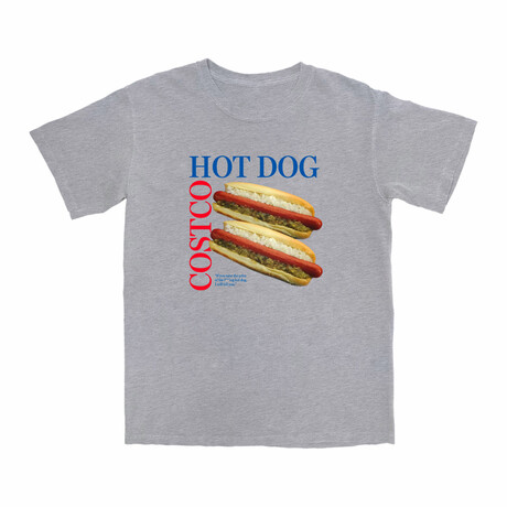 The Best Hot Dog T-Shirt // Gray (S)