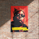 Biggie Smalls Motivational Metal Print