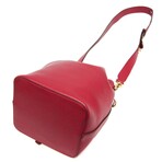 Fendi // Mon Tresor Leather Shoulder Bag // Red // Pre-Owned