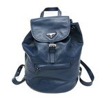 Prada // Leather Backpack // Blue // Pre-Owned