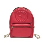 Gucci // Soho Leather Backpack // Red // Pre-Owned